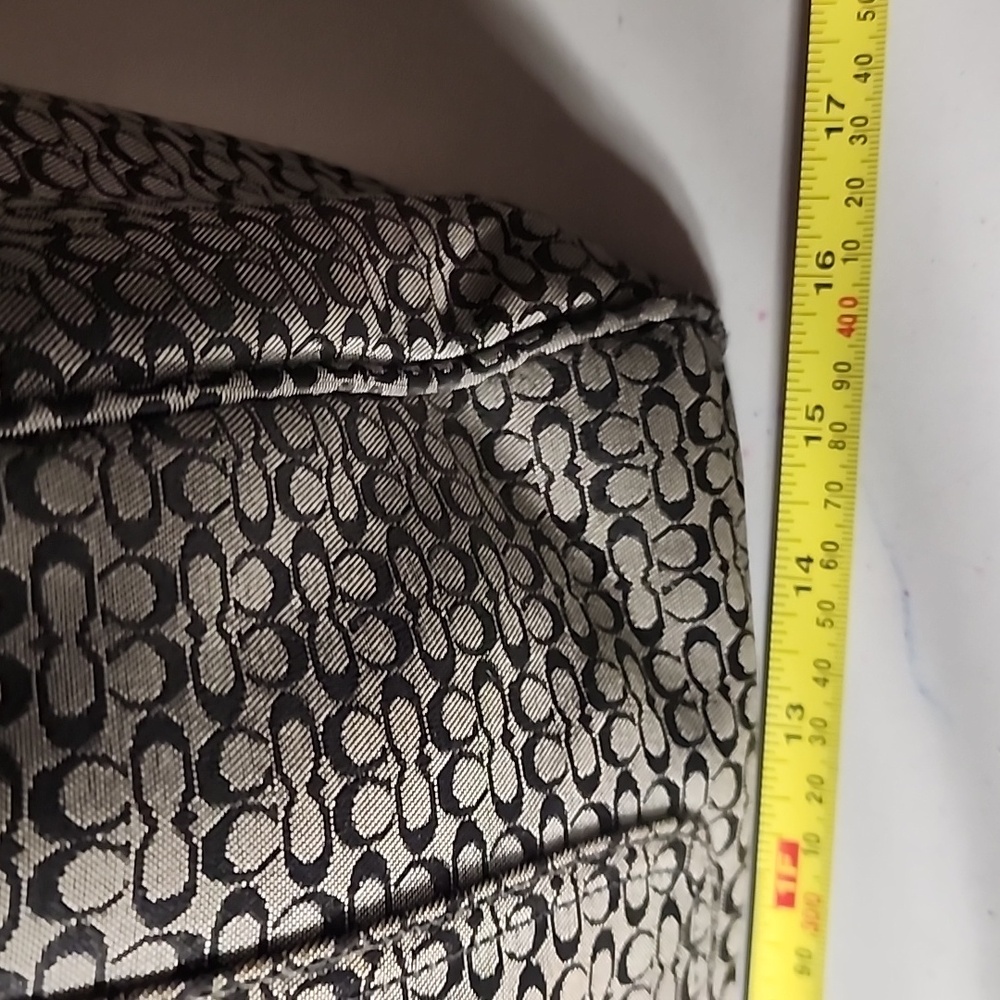 Coach Monogram Black Tote - Picture 7 of 12